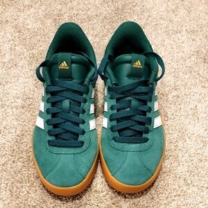 adidas Green and White Sneakers